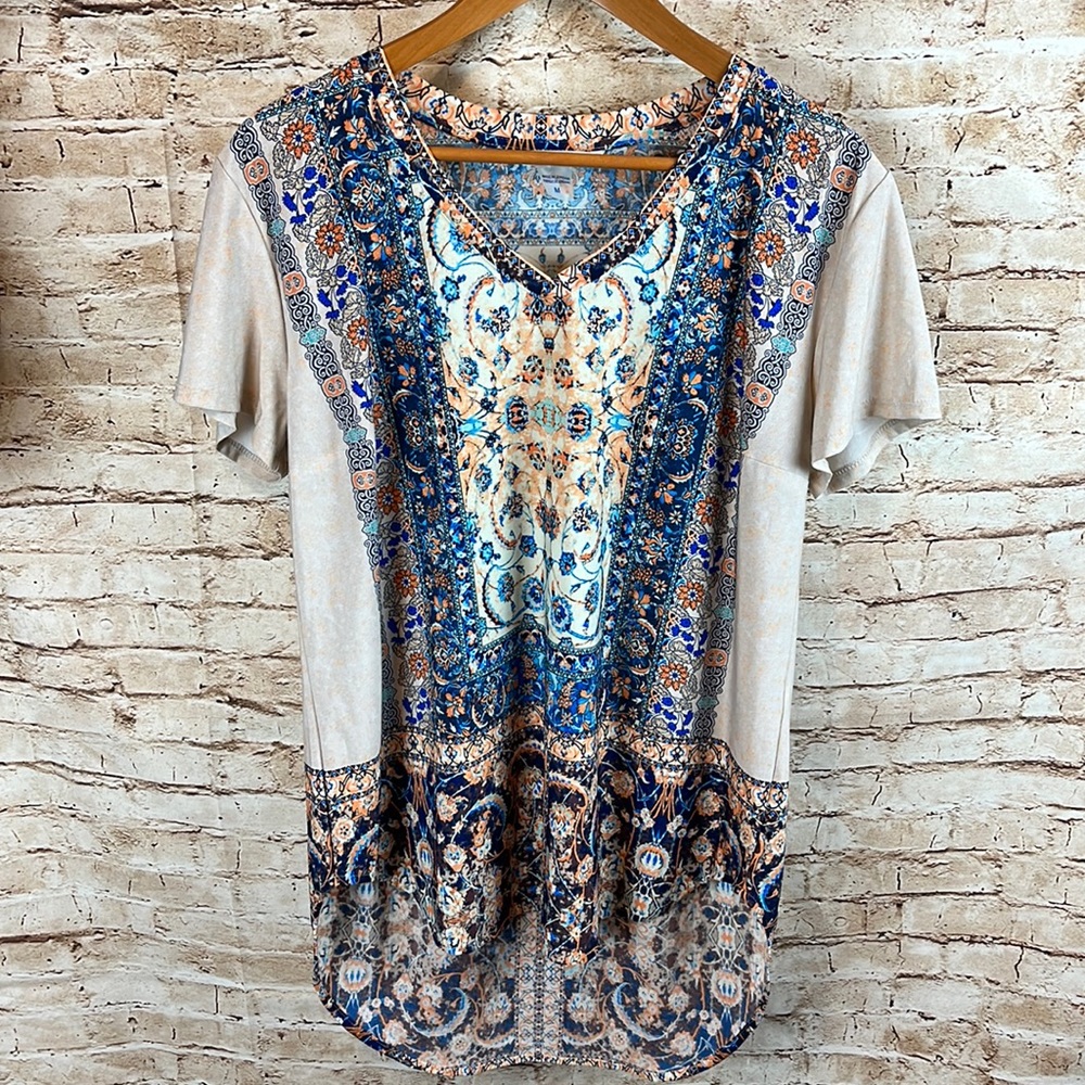 Nygard Hi Low Popover Top Medium - Picture 1 of 5